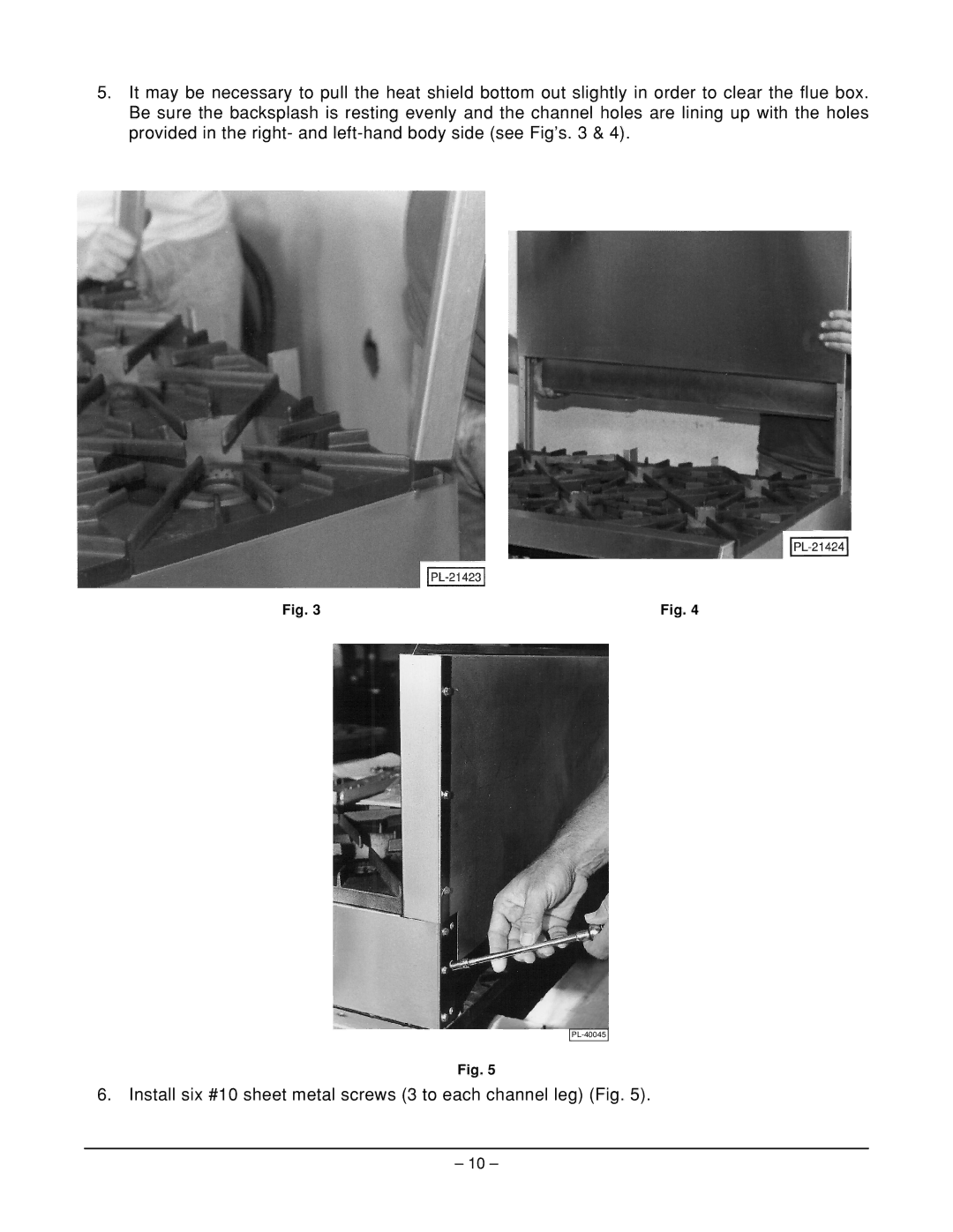 Vulcan-Hart MG48 ML-52523, MG60 ML-52524, MG12 ML-52549, MG24 ML-52514, MG36 ML-52522 operation manual PL-21424 PL-40045 