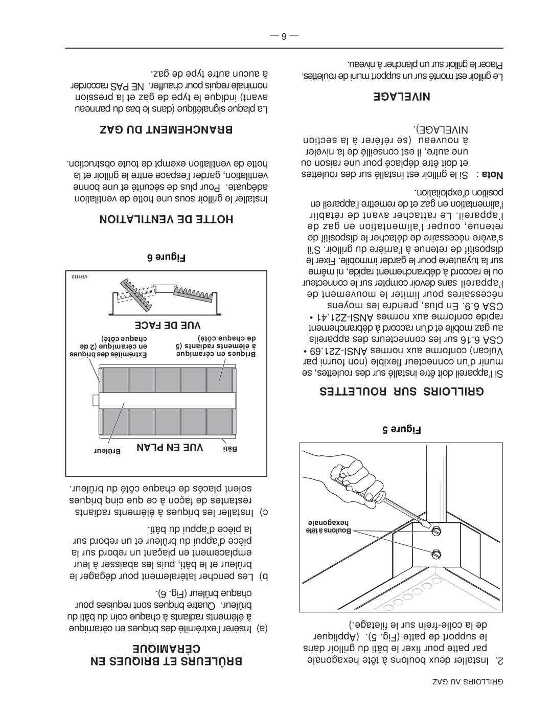 Vulcan-Hart VST4B, ML-136590 GAZ DU Branchement, Ventilation DE Hotte, Céramique EN Briques ET Brûleurs, Nivelage 