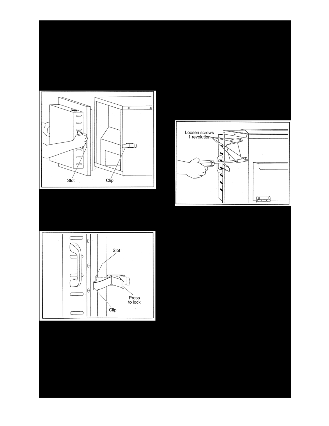 Vulcan-Hart VCD44 ML-138069 Access Panel Positioning, Legs Installation, Scoop Holder Installation, Cleaning, Location 