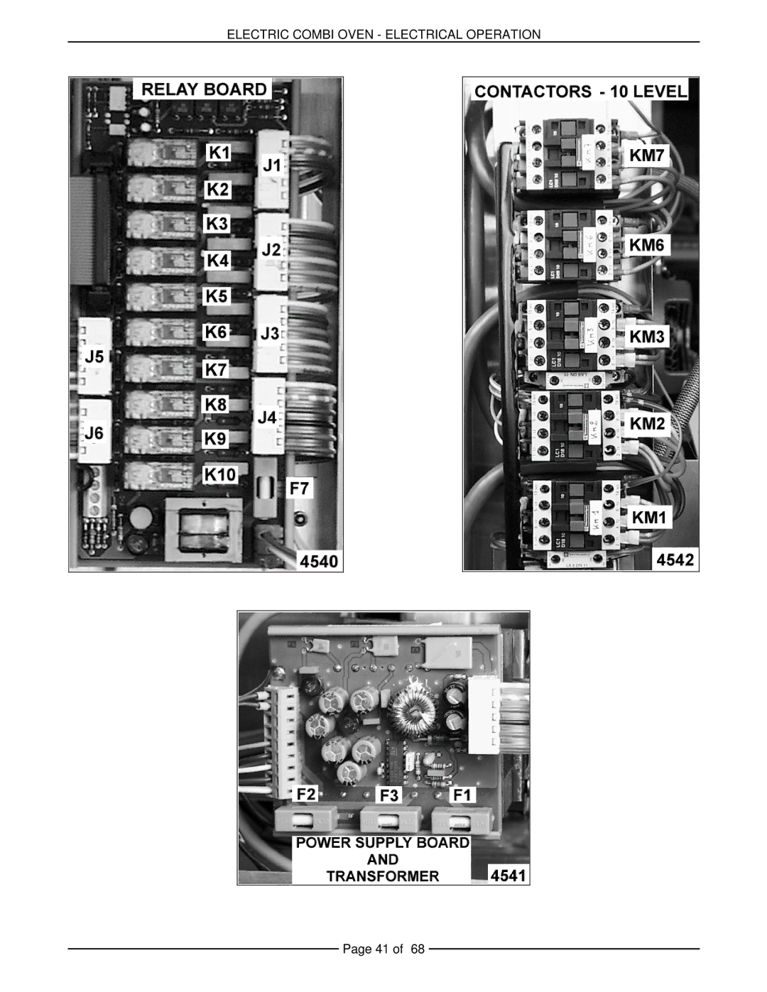 Vulcan-Hart VCE10H 126178, VCE20H 126172, VCE6H 126177, VCE20F 126173, VCE10F 126179 Electric Combi Oven Electrical Operation 