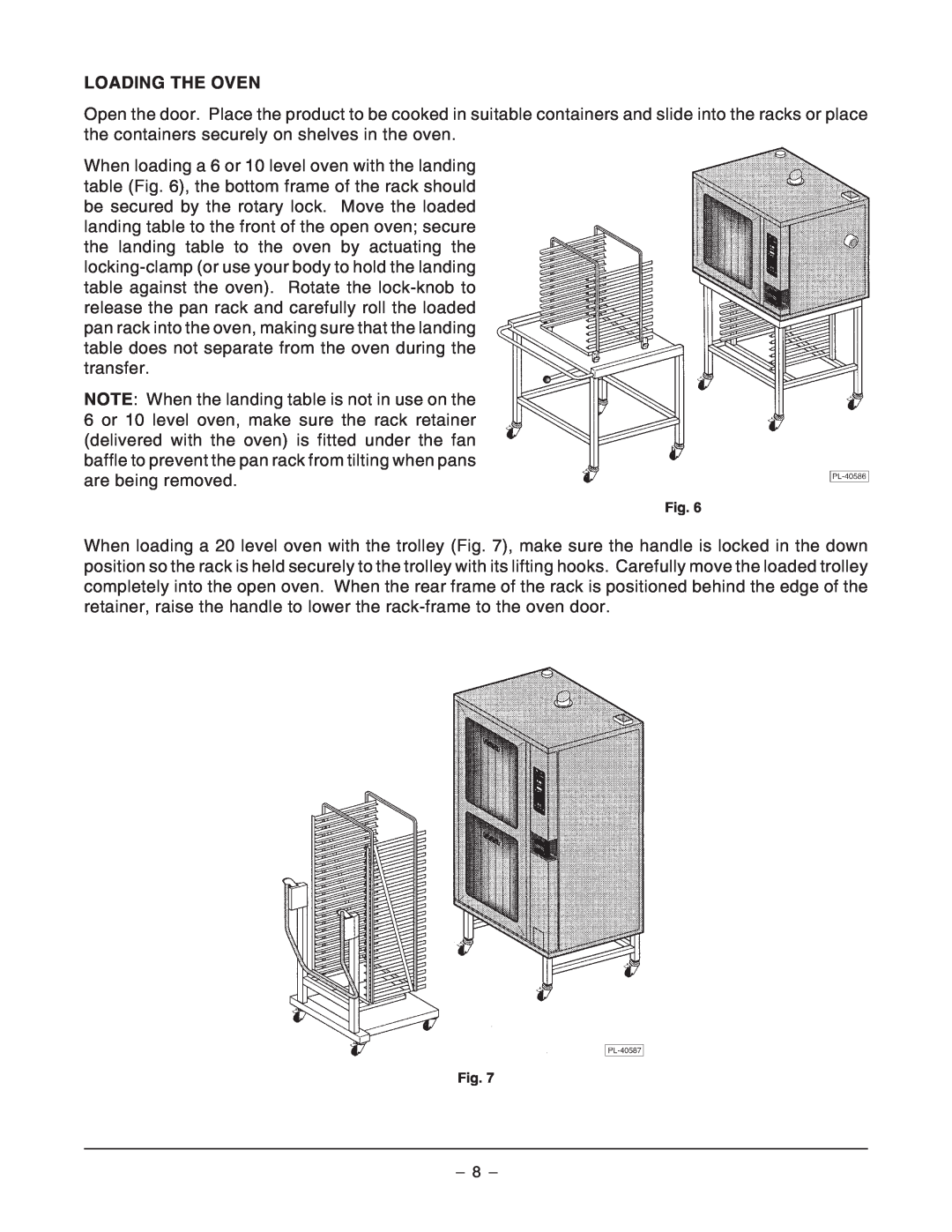 Vulcan-Hart VCE6H ML-126177 manual Loading The Oven 