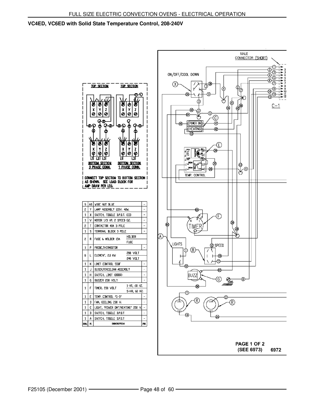 Vulcan-Hart VCIEC, VC6EC, VC4ES, VC6ES service manual VC4ED, VC6ED with Solid State Temperature Control 