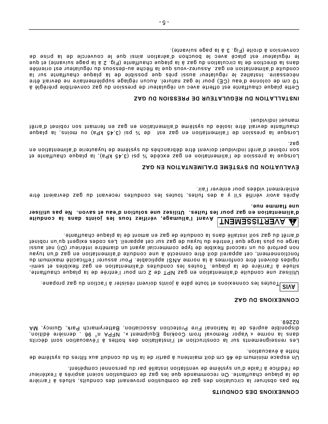 Vulcan-Hart VCRG24-T GAZ DU Pression DE Régulateur DU Installation, GAZ EN Dalimentation Système DU Évaluation 