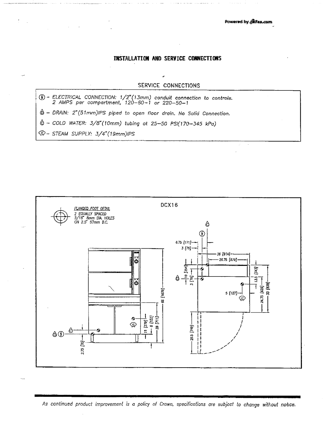 Vulcan-Hart VS3616 manual 