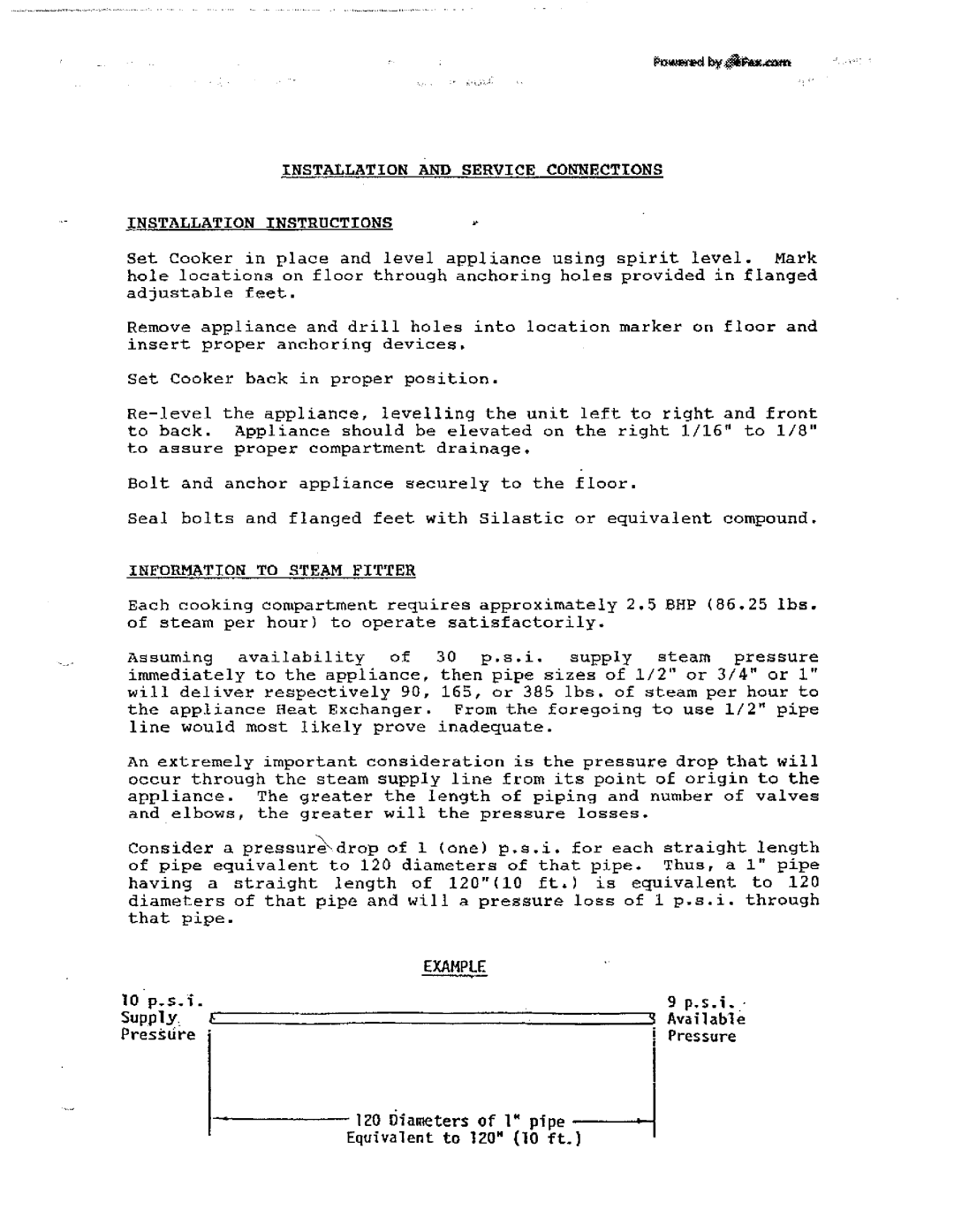 Vulcan-Hart VS3616 manual 