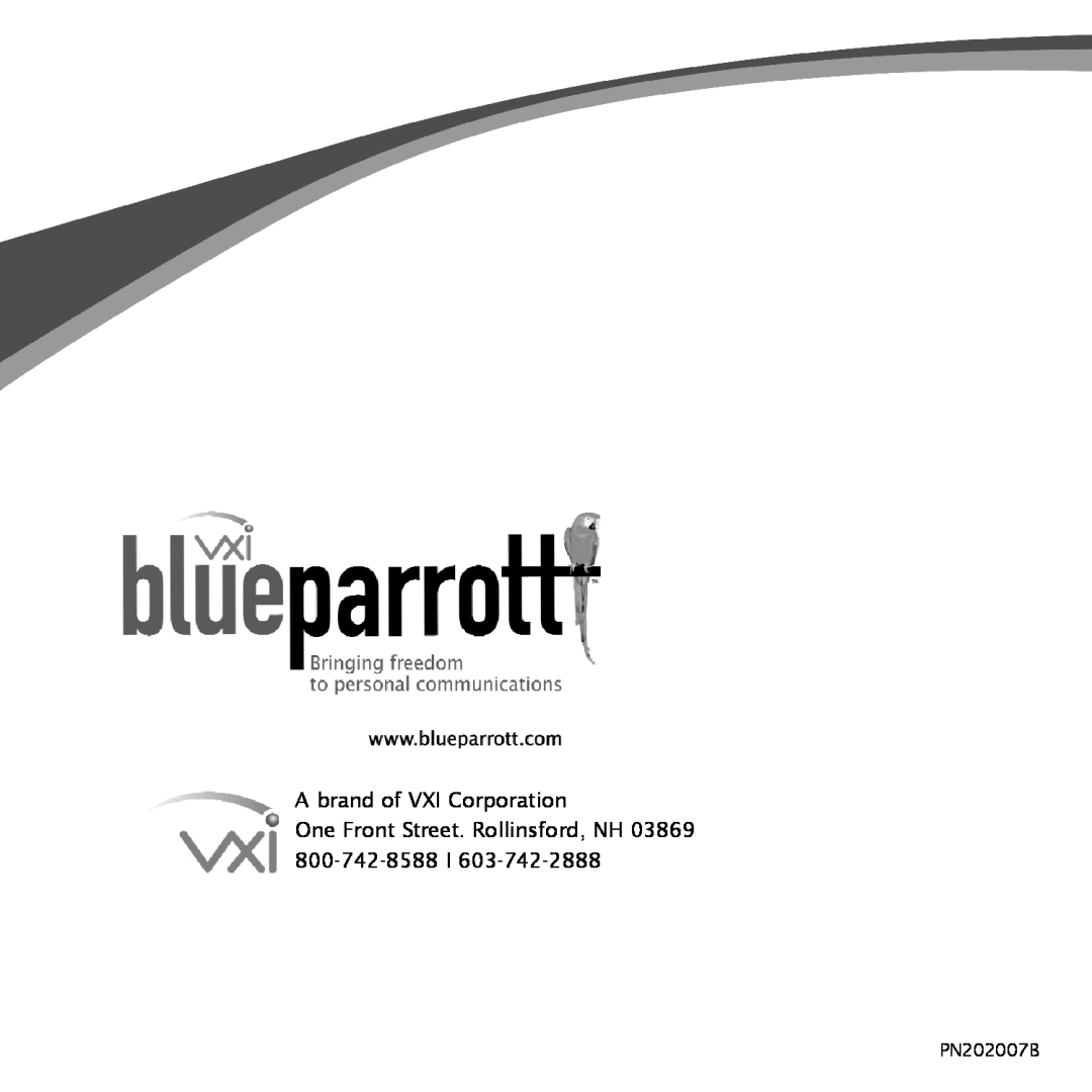 VXI B150-GTX manual A brand of VXI Corporation, PN202007B 