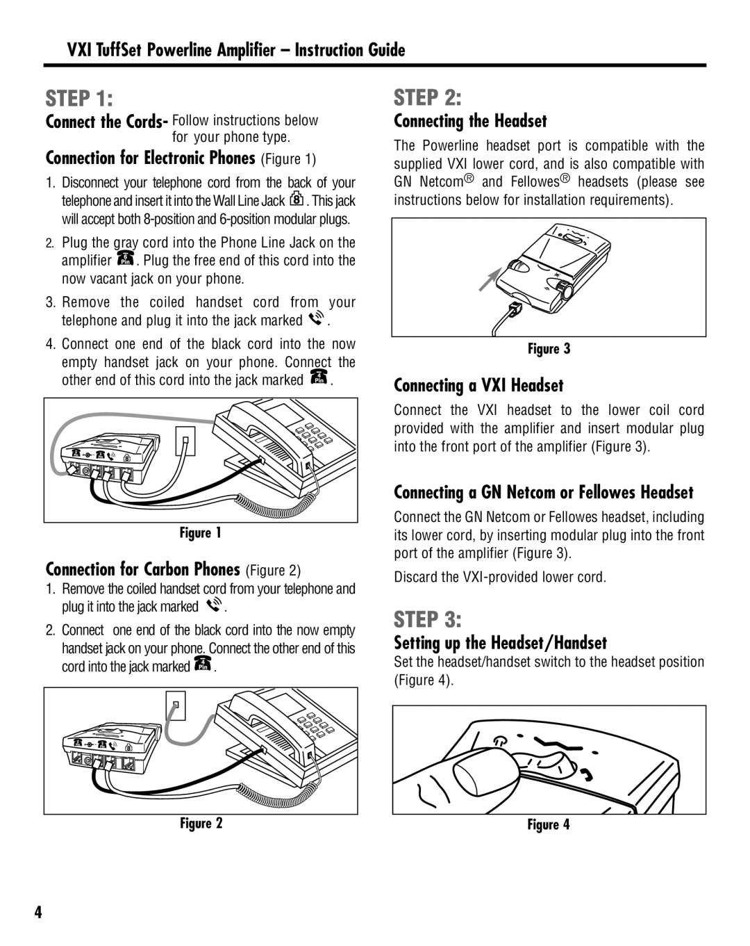 VXI Powerline Amplifier manual Step 