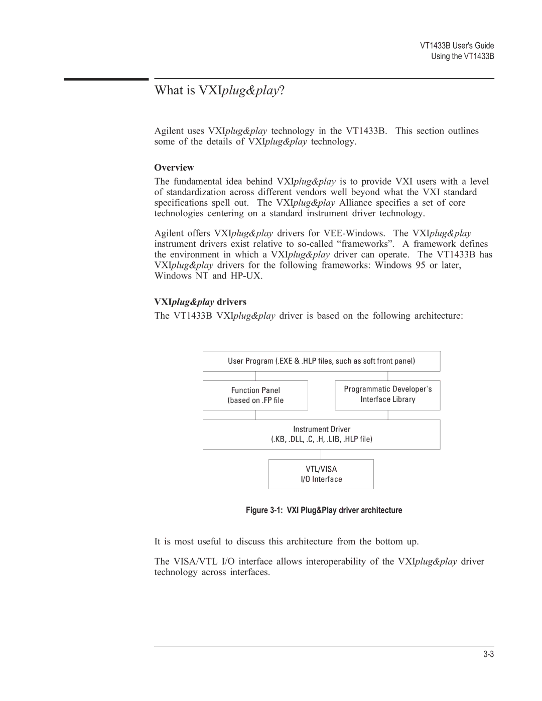 VXI VT1433B manual What is VXIplug&play?, Overview, VXIplug&play drivers 