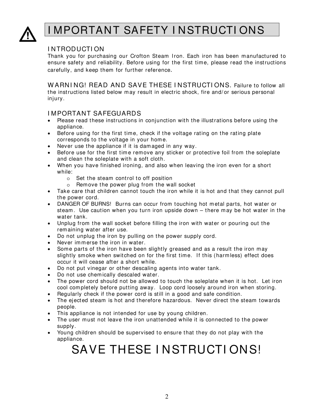 Wachsmuth & Krogmann ES-139B manual Introduction, Important Safeguards 