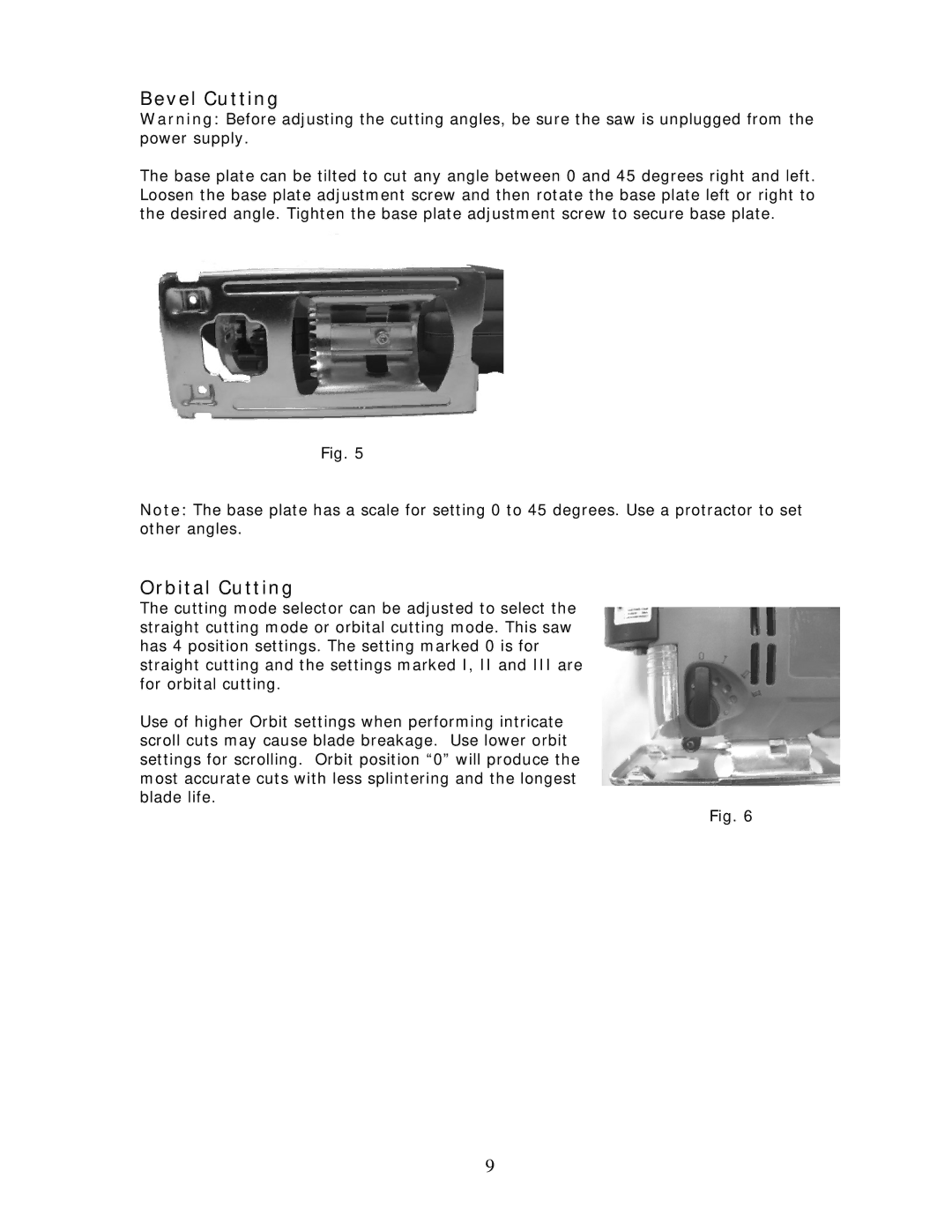Wachsmuth & Krogmann MIQ-FE-65 manual Bevel Cutting, Orbital Cutting 