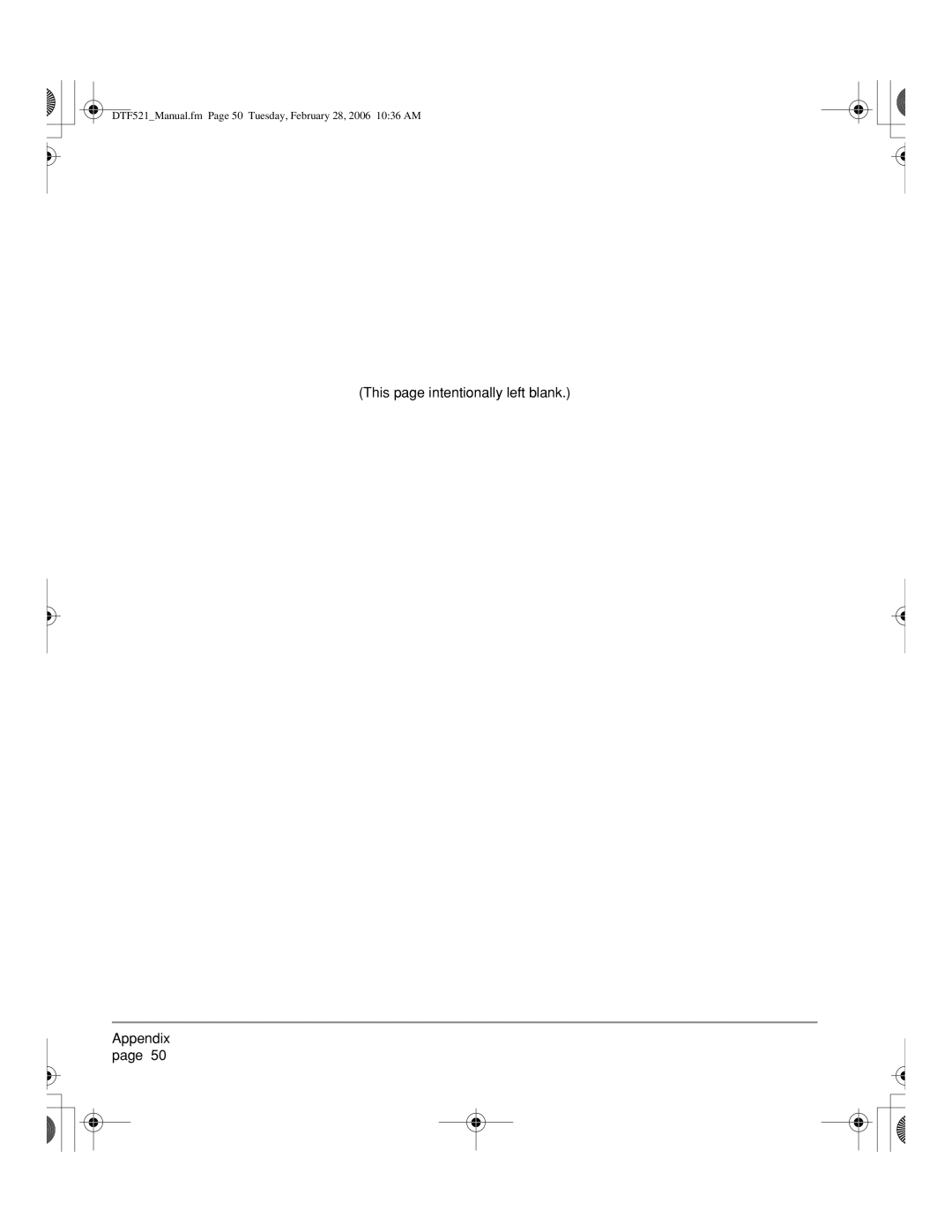 Wacom DTF-521, PL-521 manual This page intentionally left blank Appendix 