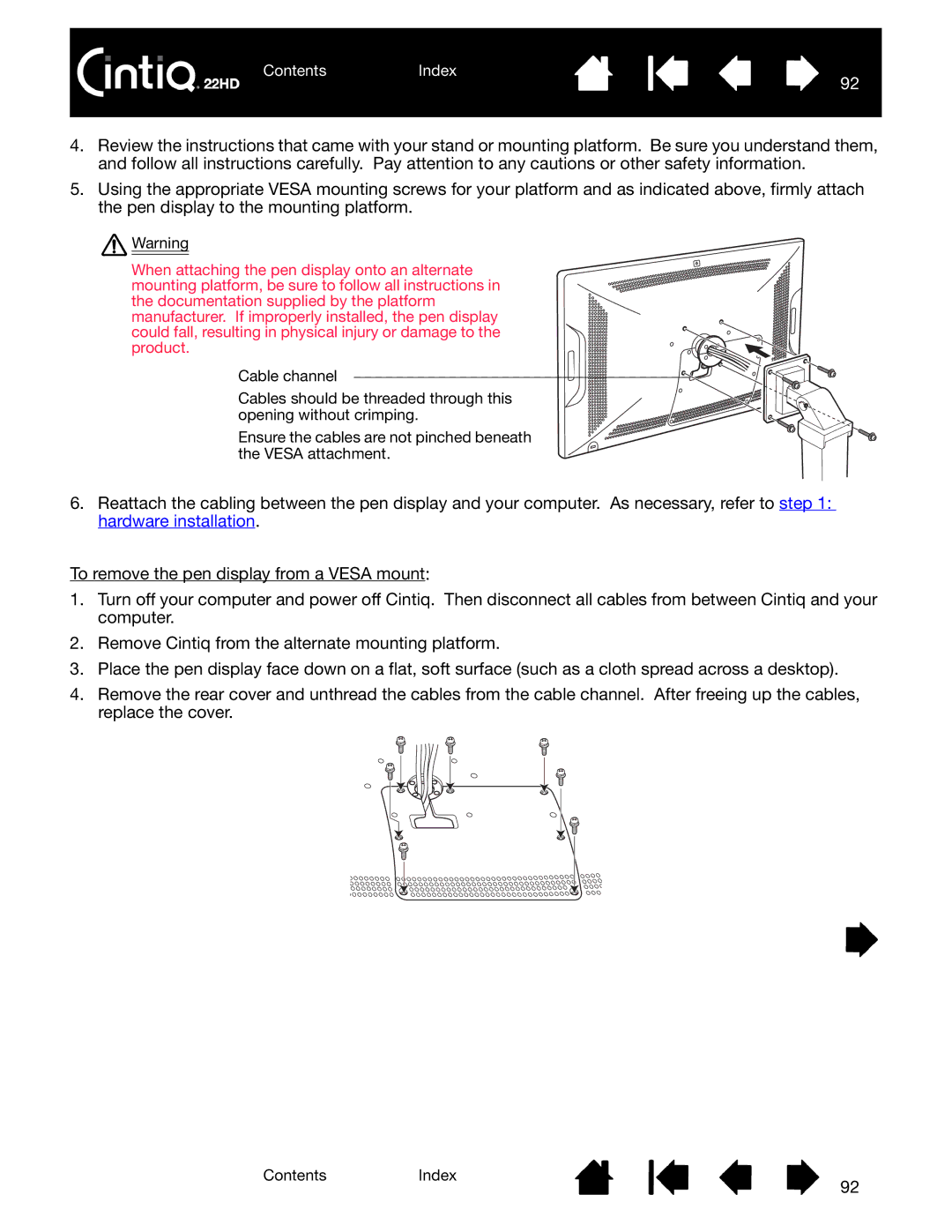 Wacom DTK-2200 user manual ContentsIndex 