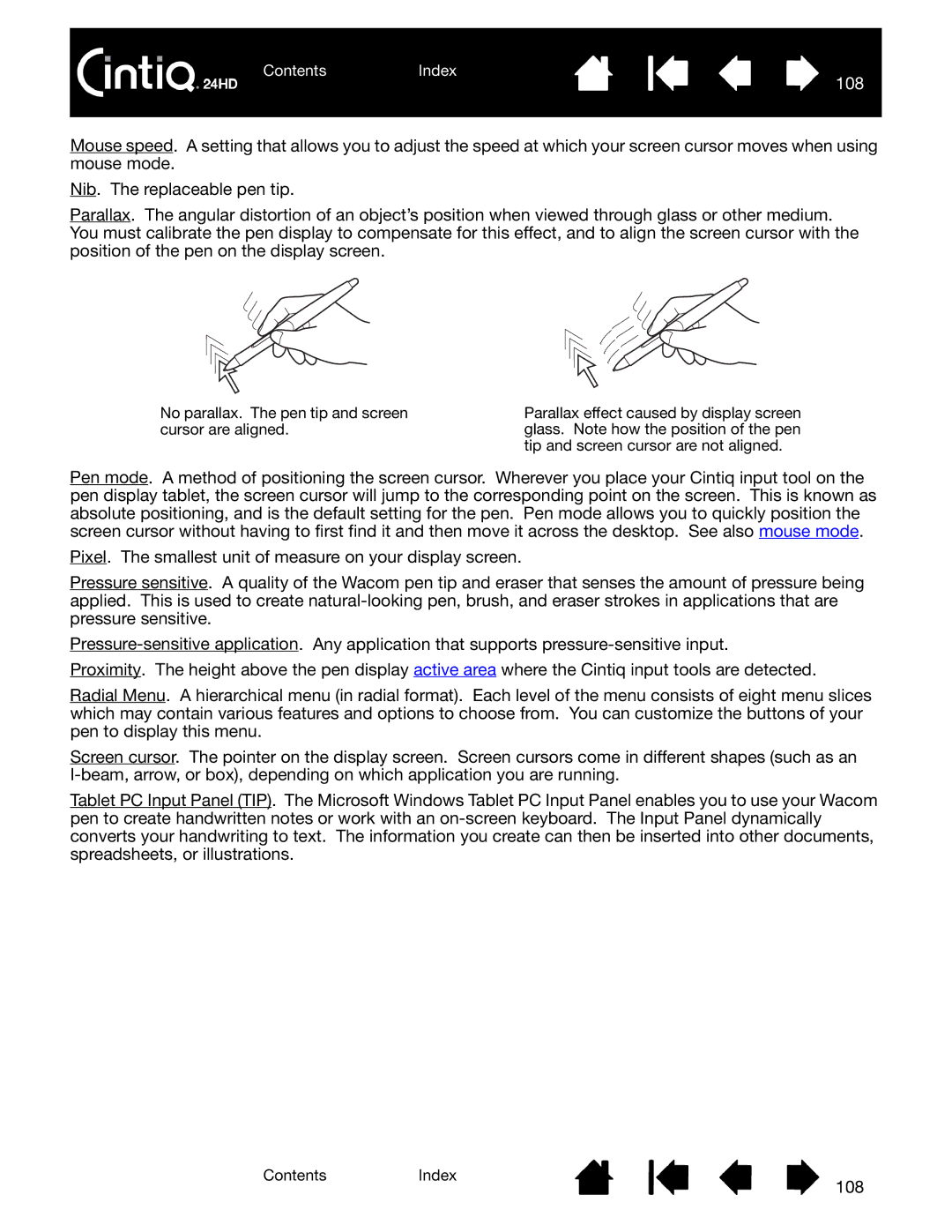 Wacom DTK-2400 user manual 108 