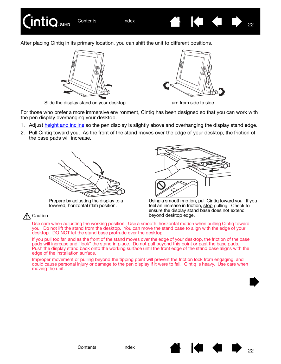 Wacom DTK-2400 user manual ContentsIndex 