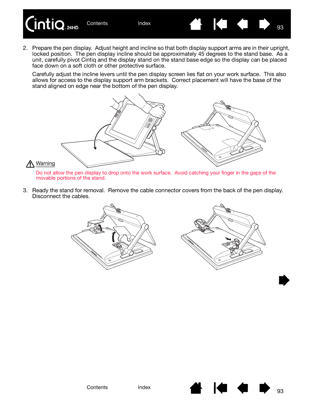 Wacom DTK-2400 user manual ContentsIndex 