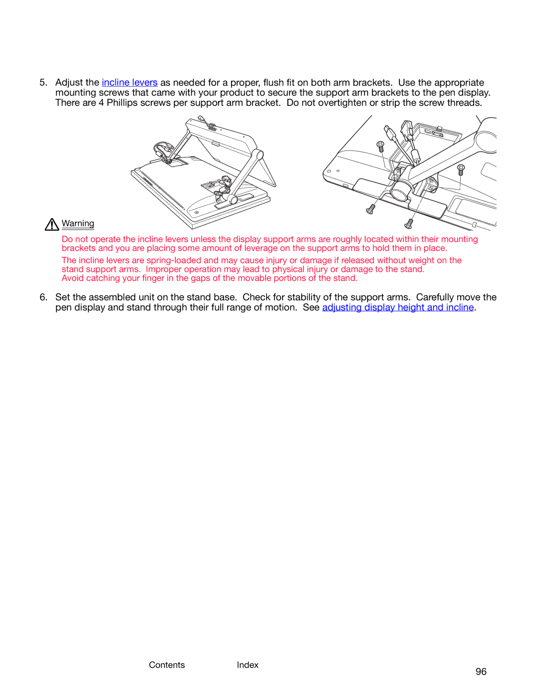 Wacom DTK-2400 user manual ContentsIndex 