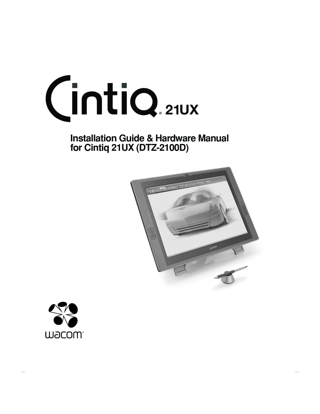 Wacom DTZ-2100D manual 