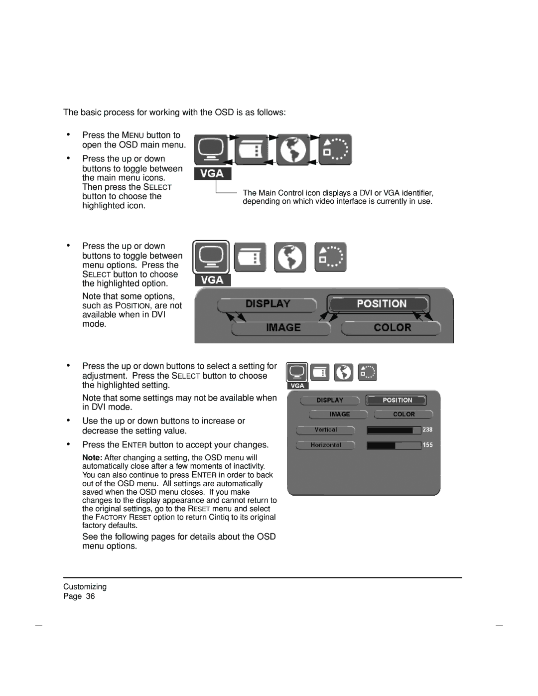 Wacom DTZ-2100D manual Customizing 