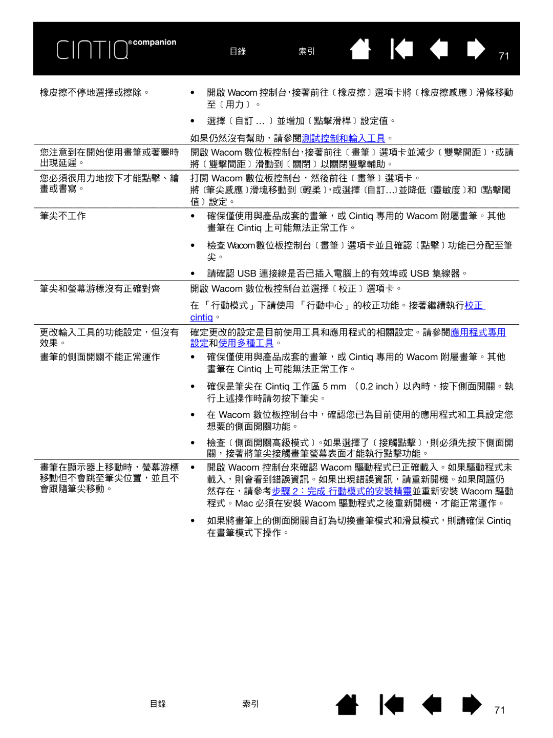 Wacom H0413 user manual 設定和使用多種工具。 