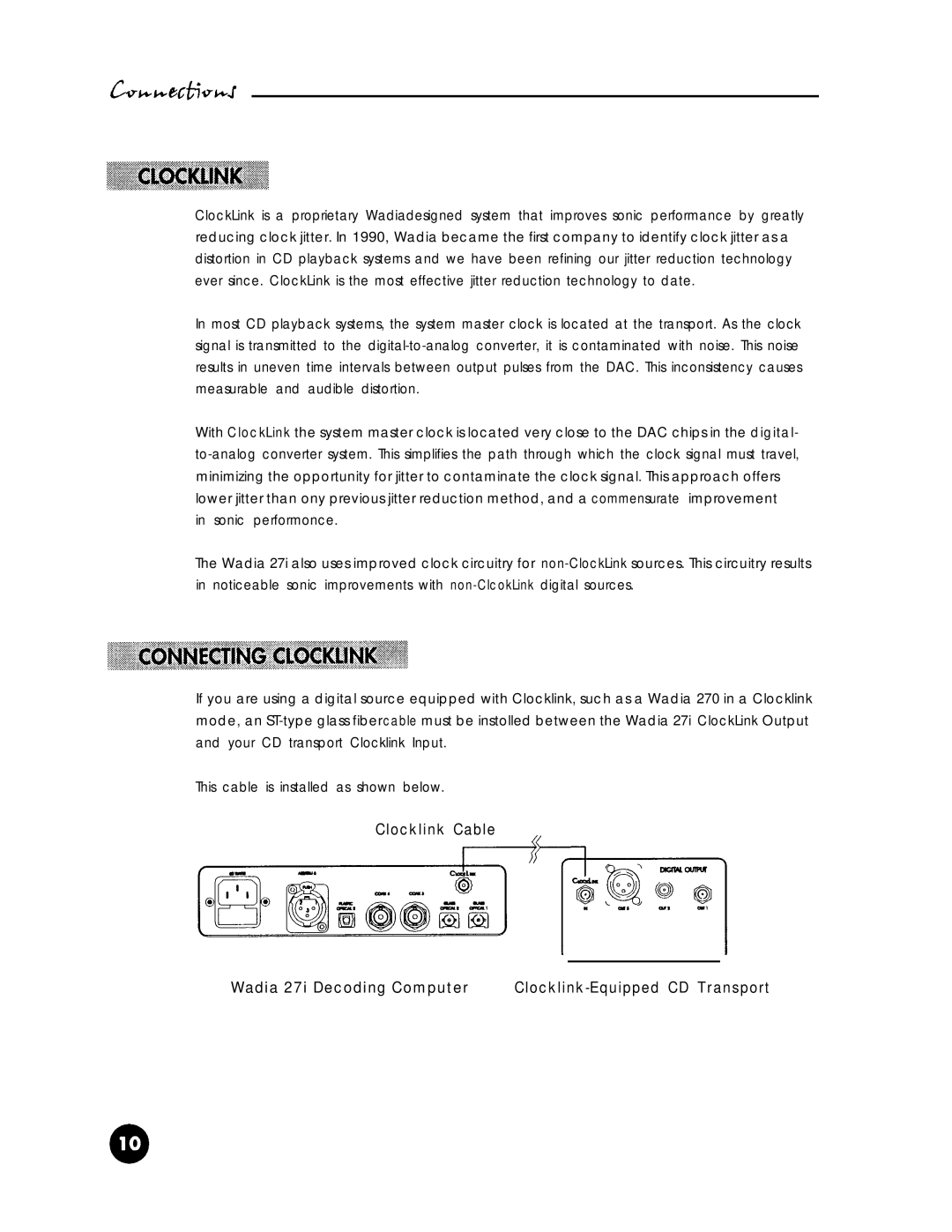 Wadia Digital 27i operation manual ~~~~~~~~~~~~ ~.............* ...... ..&$ 