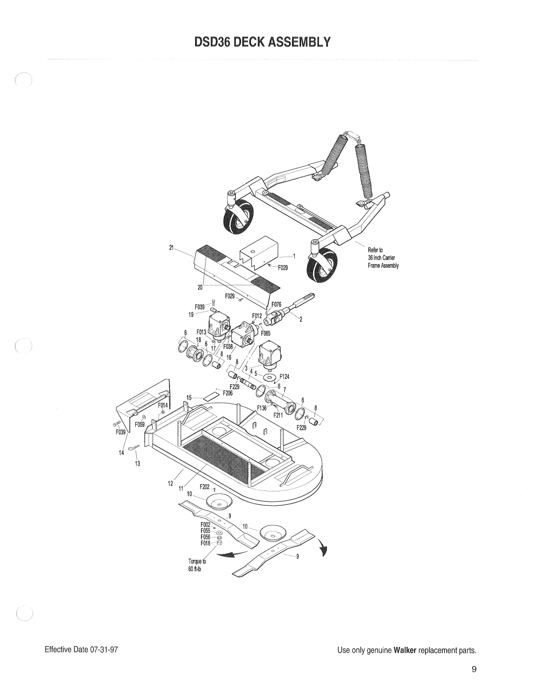 Walker 54-inch manual 