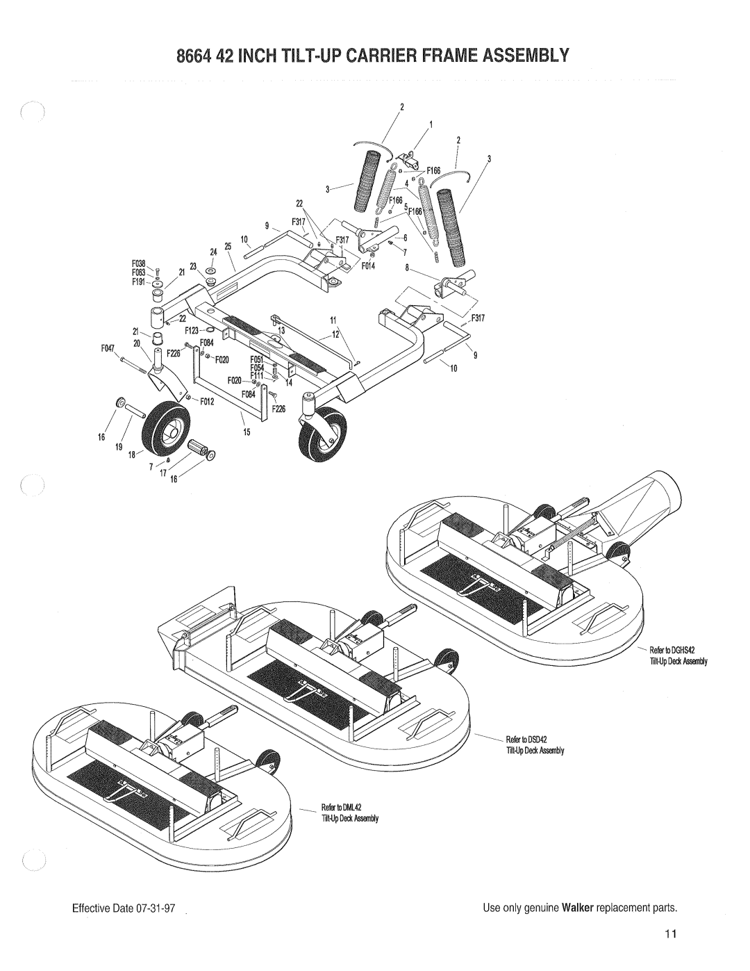 Walker 54-inch manual 