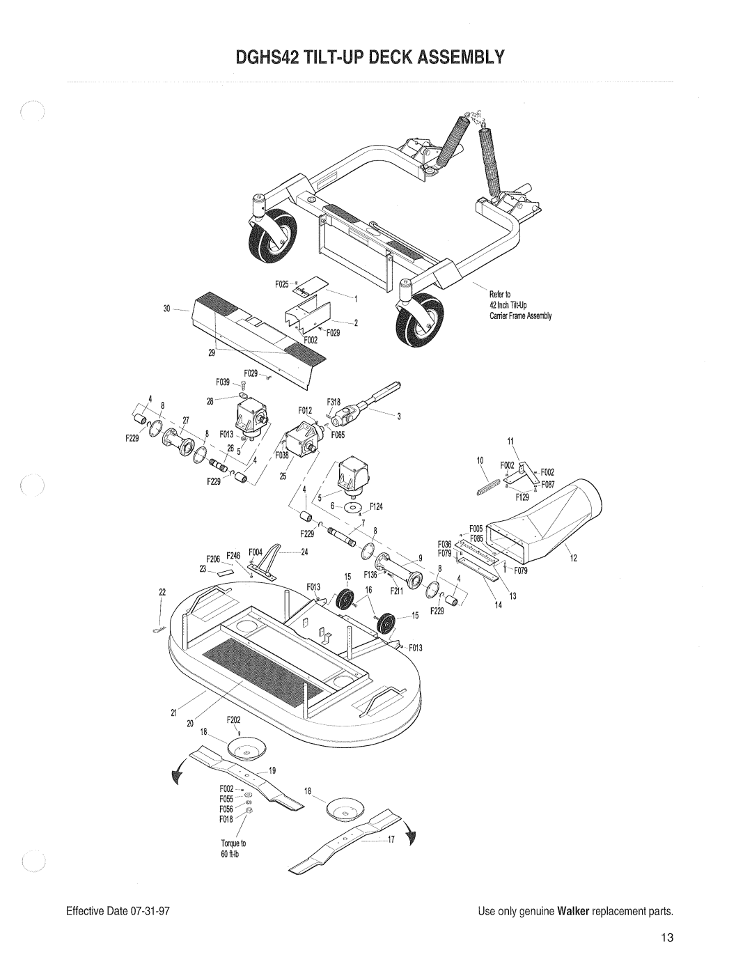 Walker 54-inch manual 