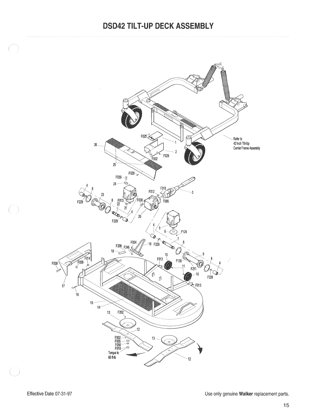 Walker 54-inch manual 