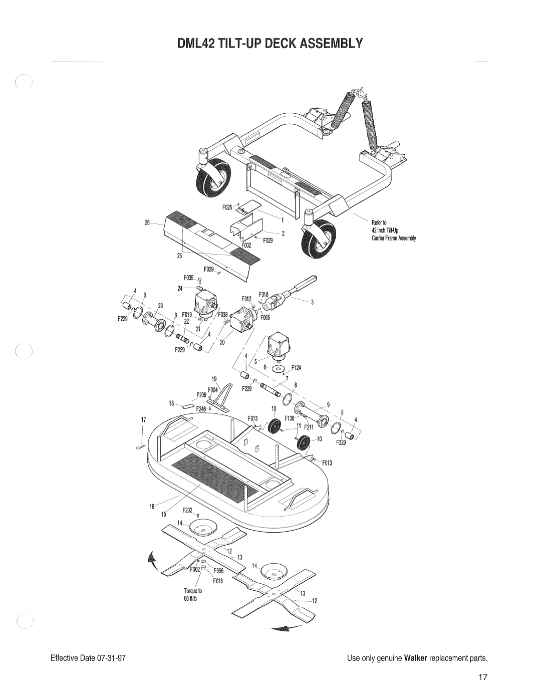 Walker 54-inch manual 