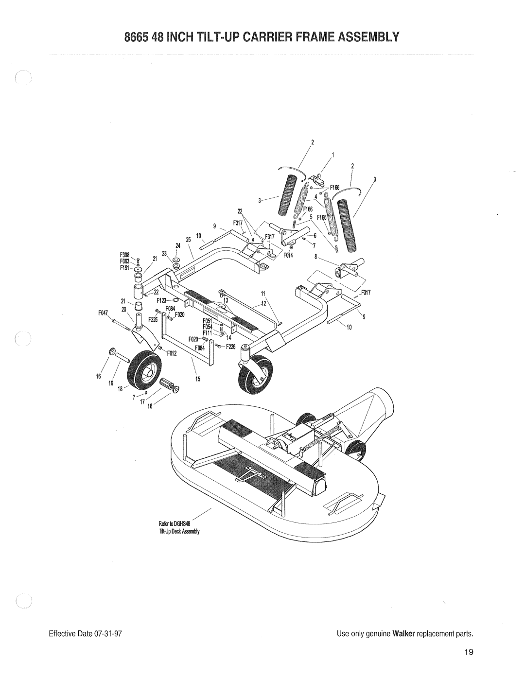 Walker 54-inch manual 