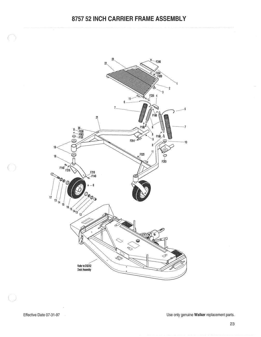 Walker 54-inch manual 