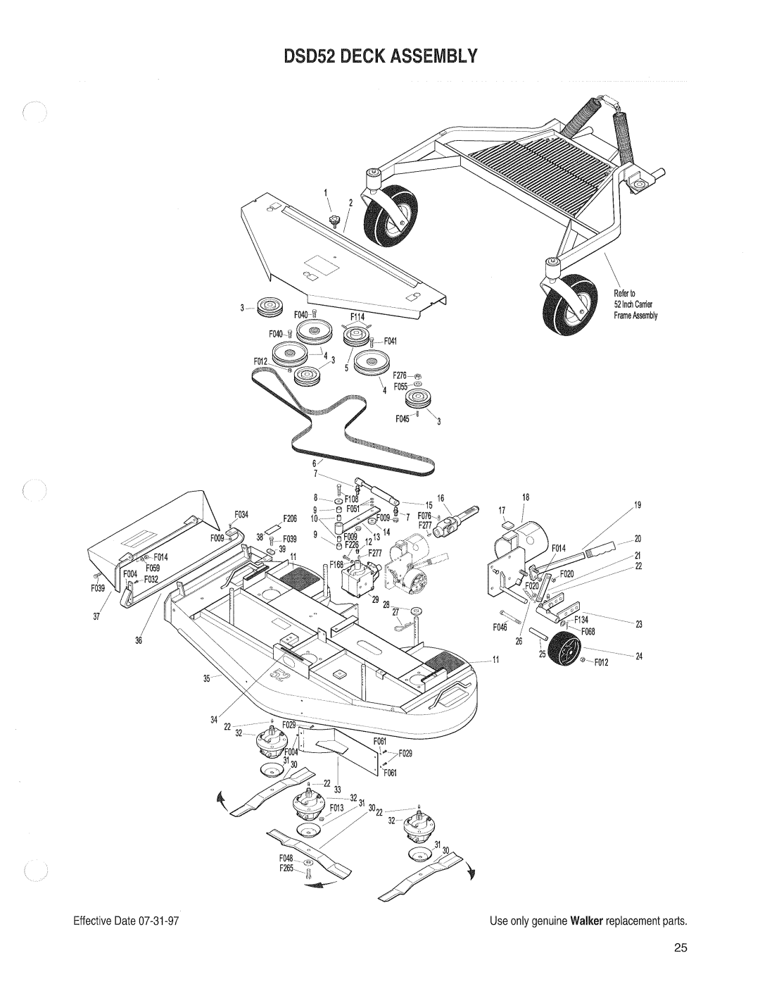 Walker 54-inch manual 