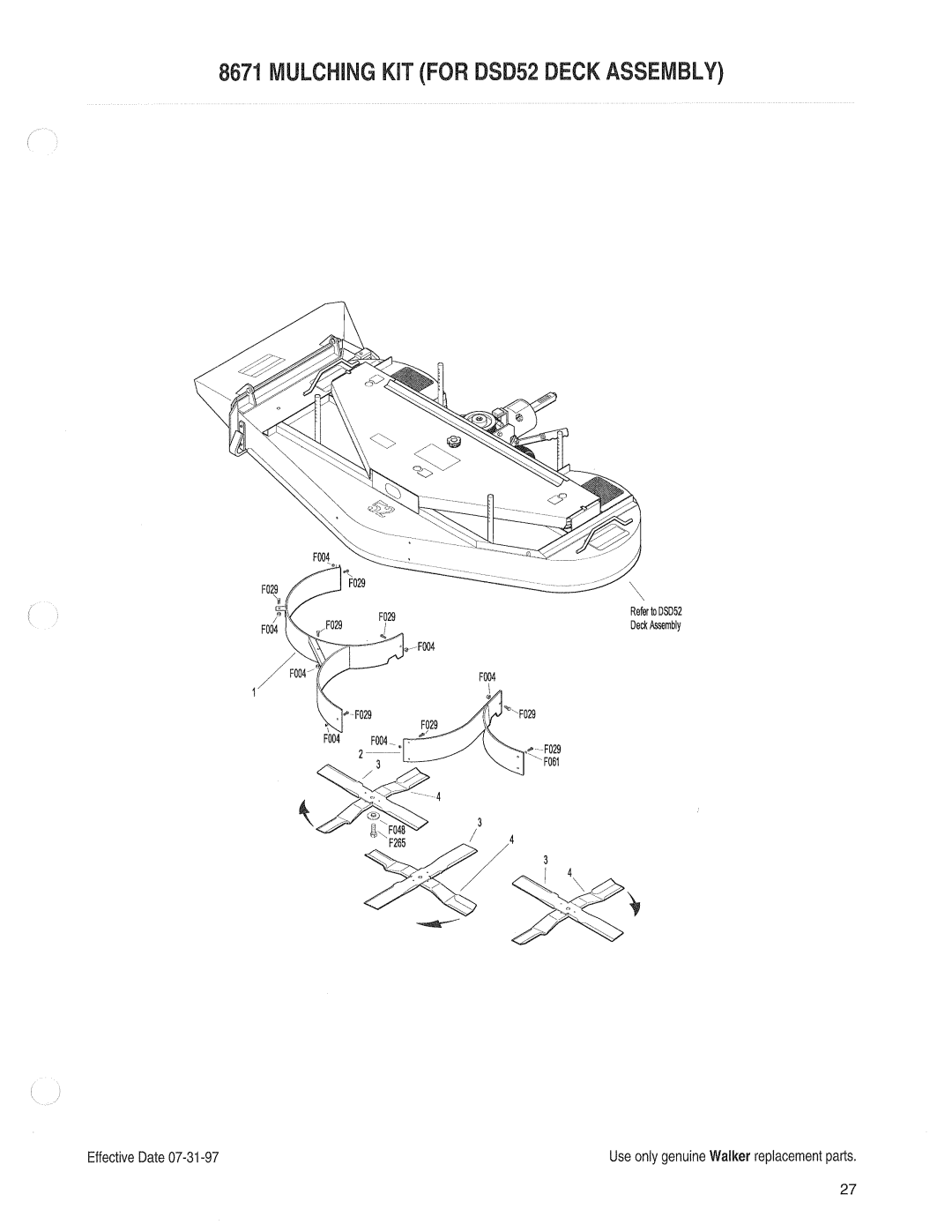 Walker 54-inch manual 