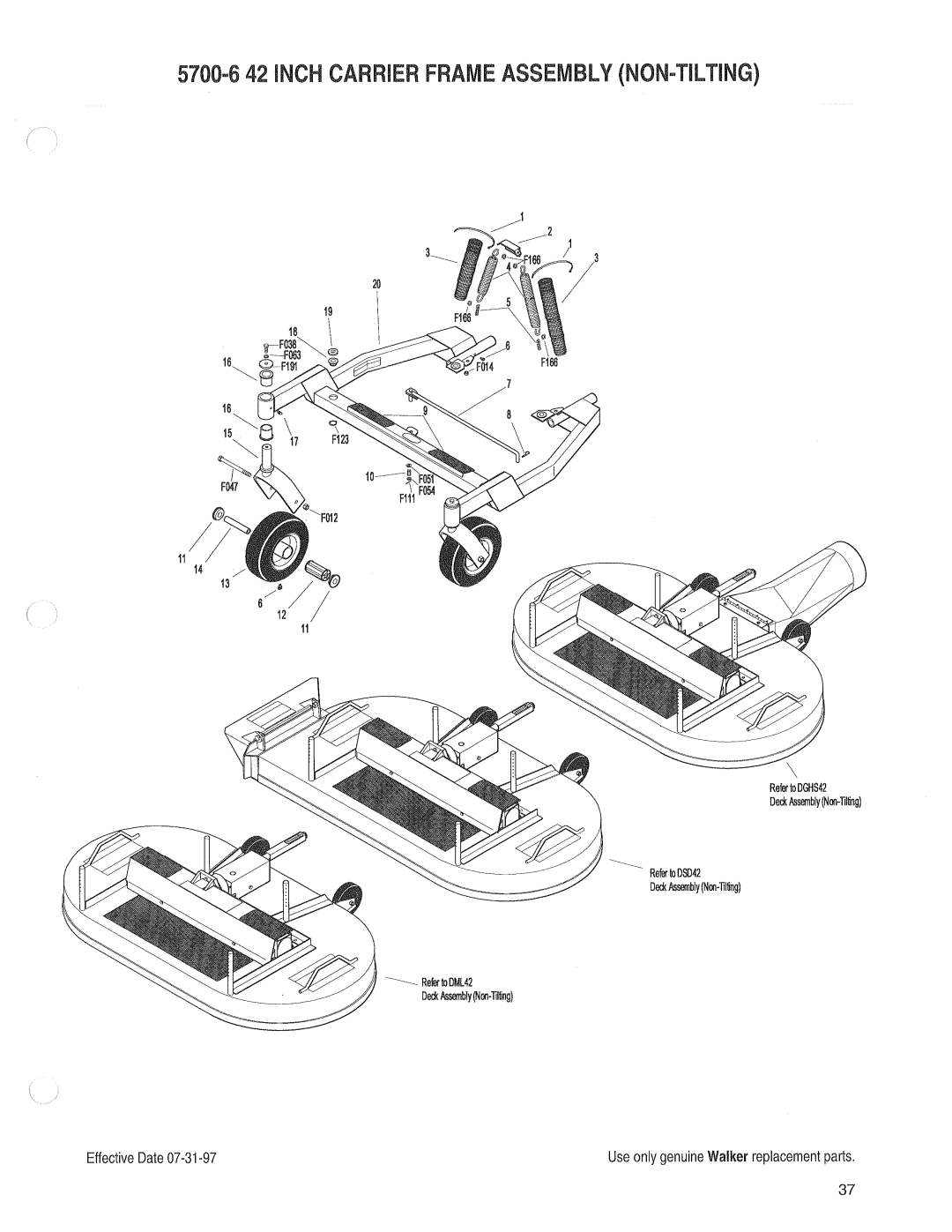 Walker 54-inch manual 