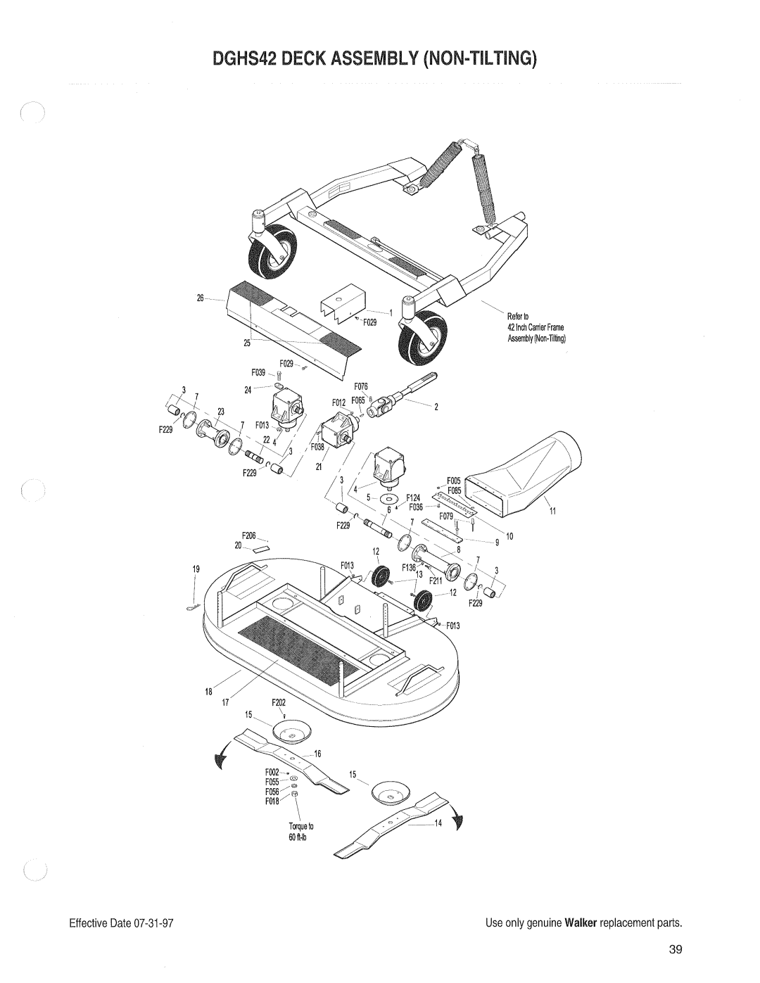 Walker 54-inch manual 