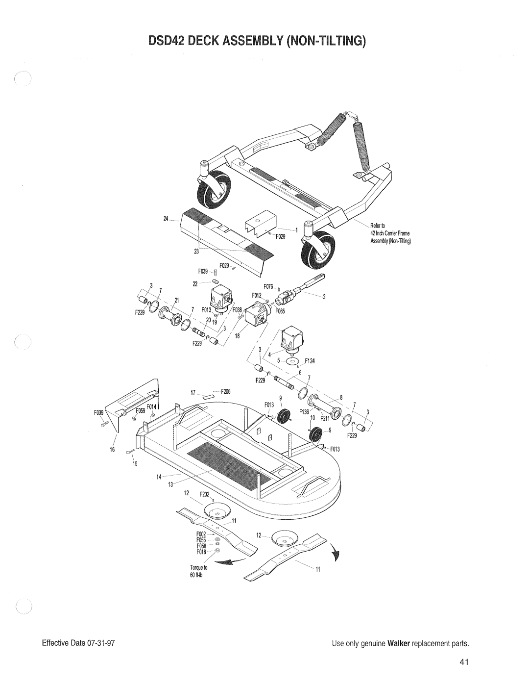 Walker 54-inch manual 