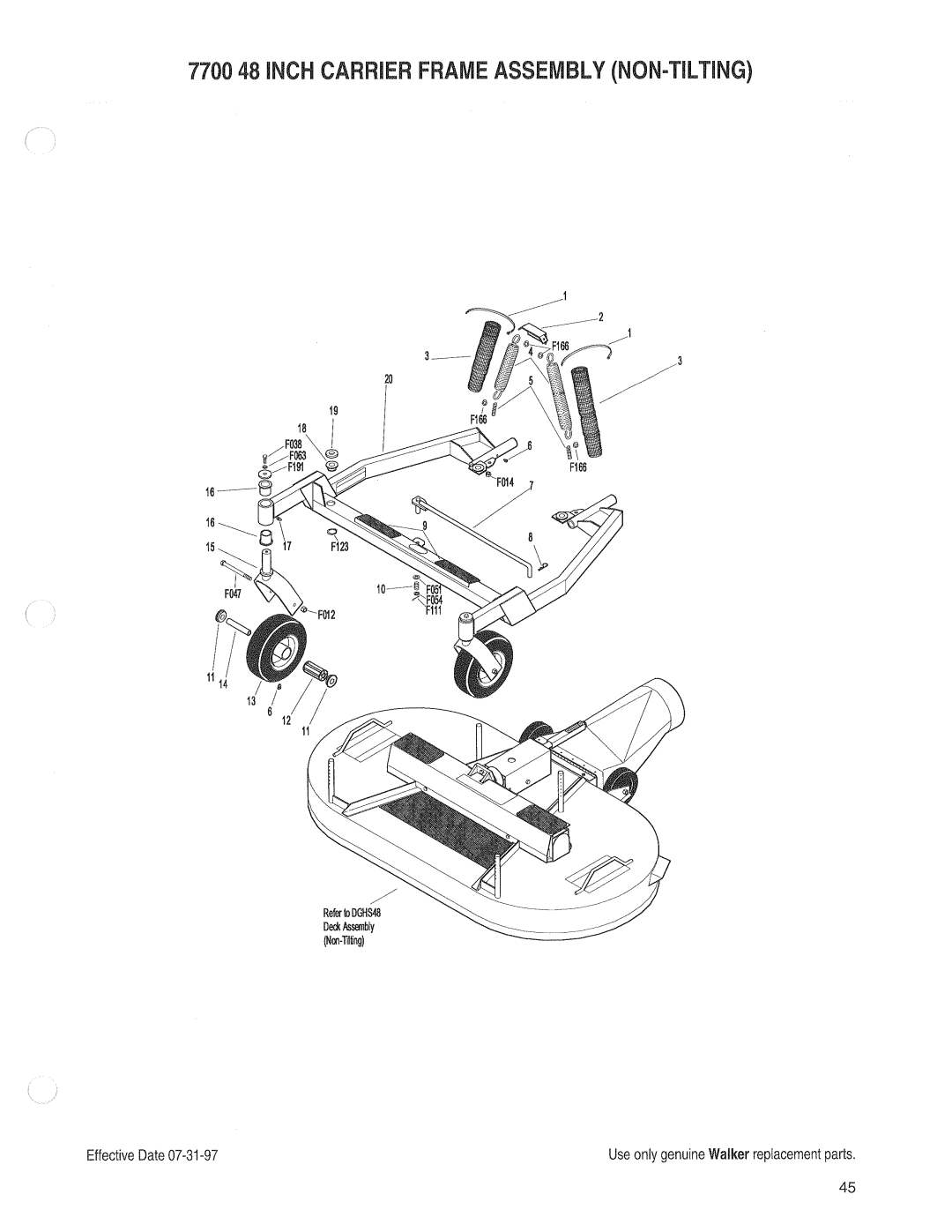 Walker 54-inch manual 