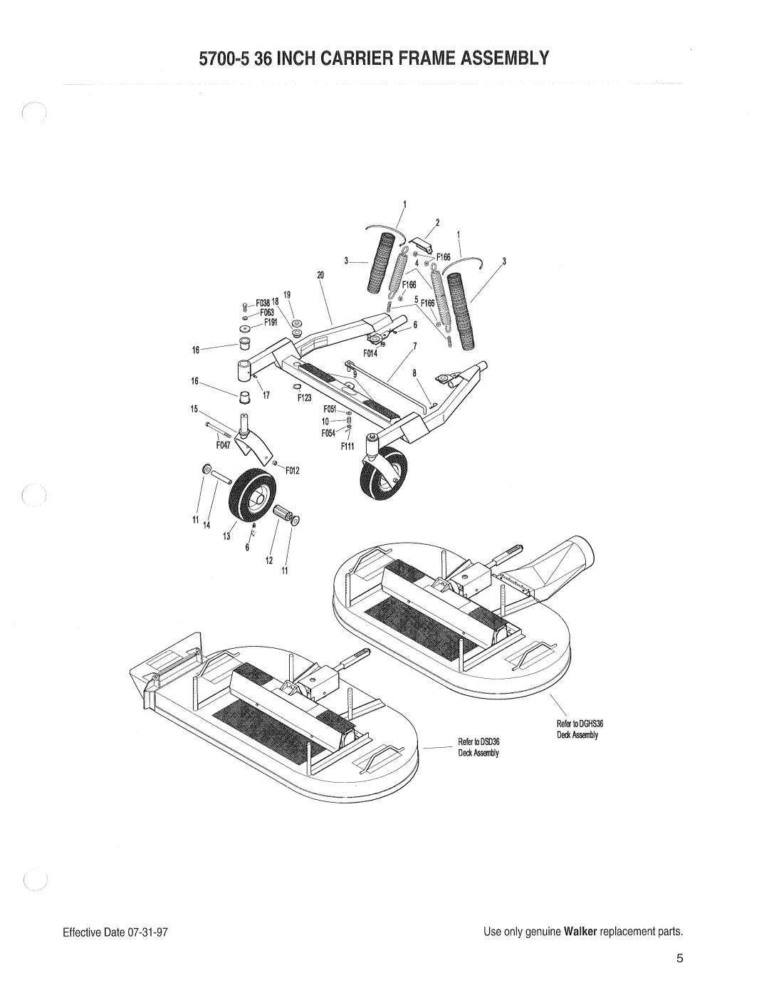 Walker 54-inch manual 