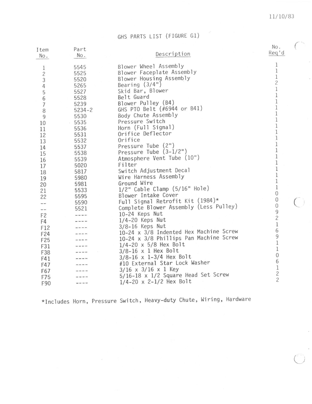 Walker M36-42 manual 