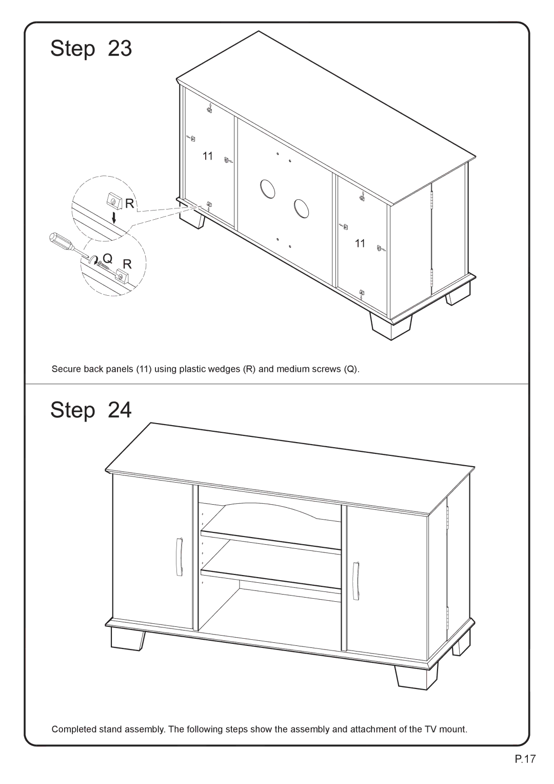 Walker P42C77BL-MT manual 