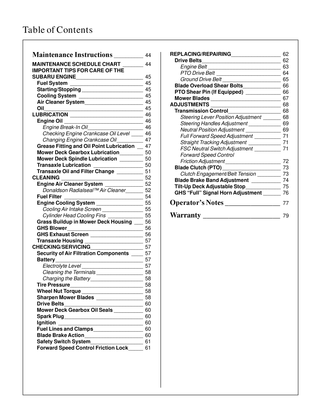 Walker S14 manual Maintenance Schedule Chart Important Tips for Care 