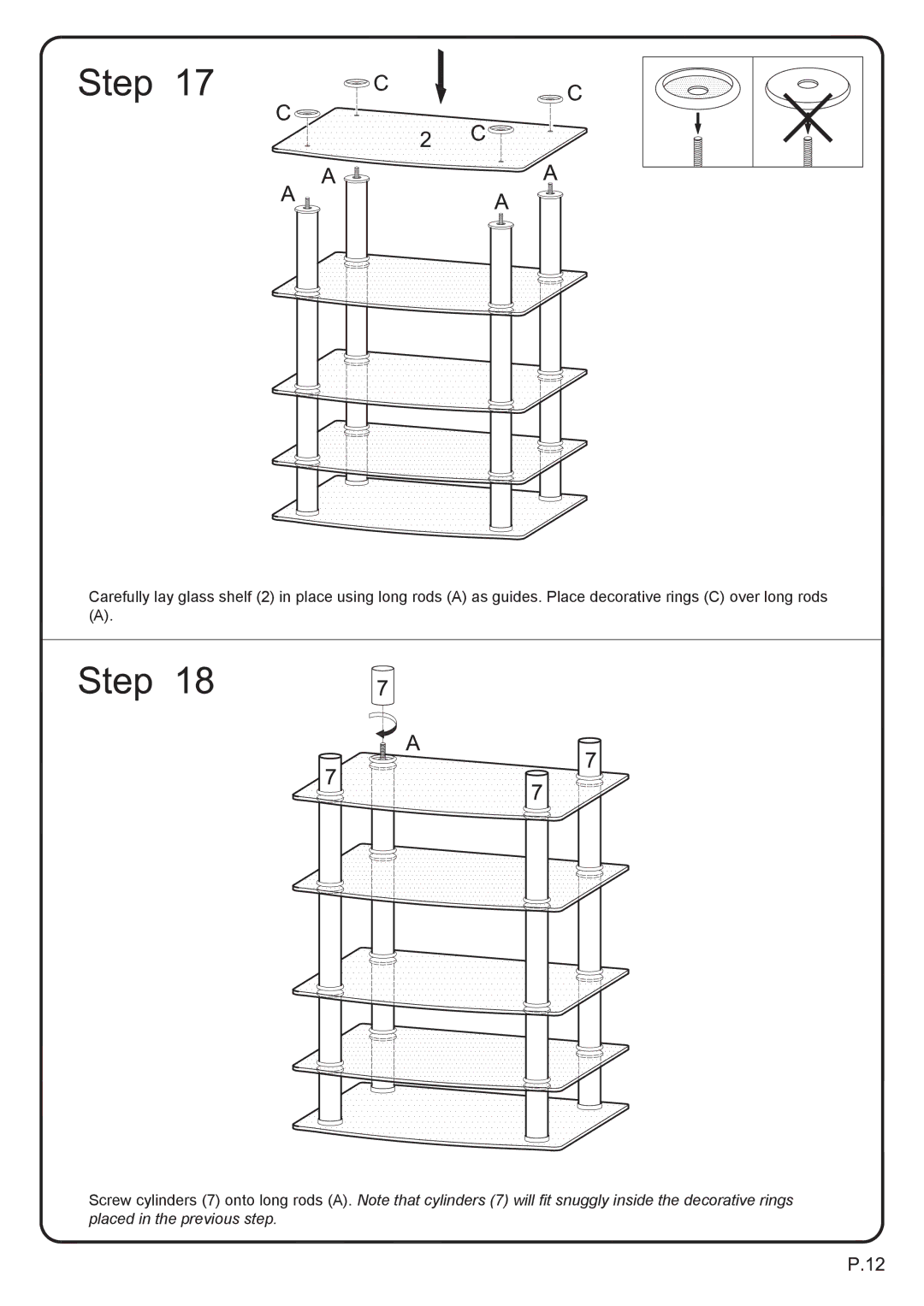 Walker V35CMPB manual 