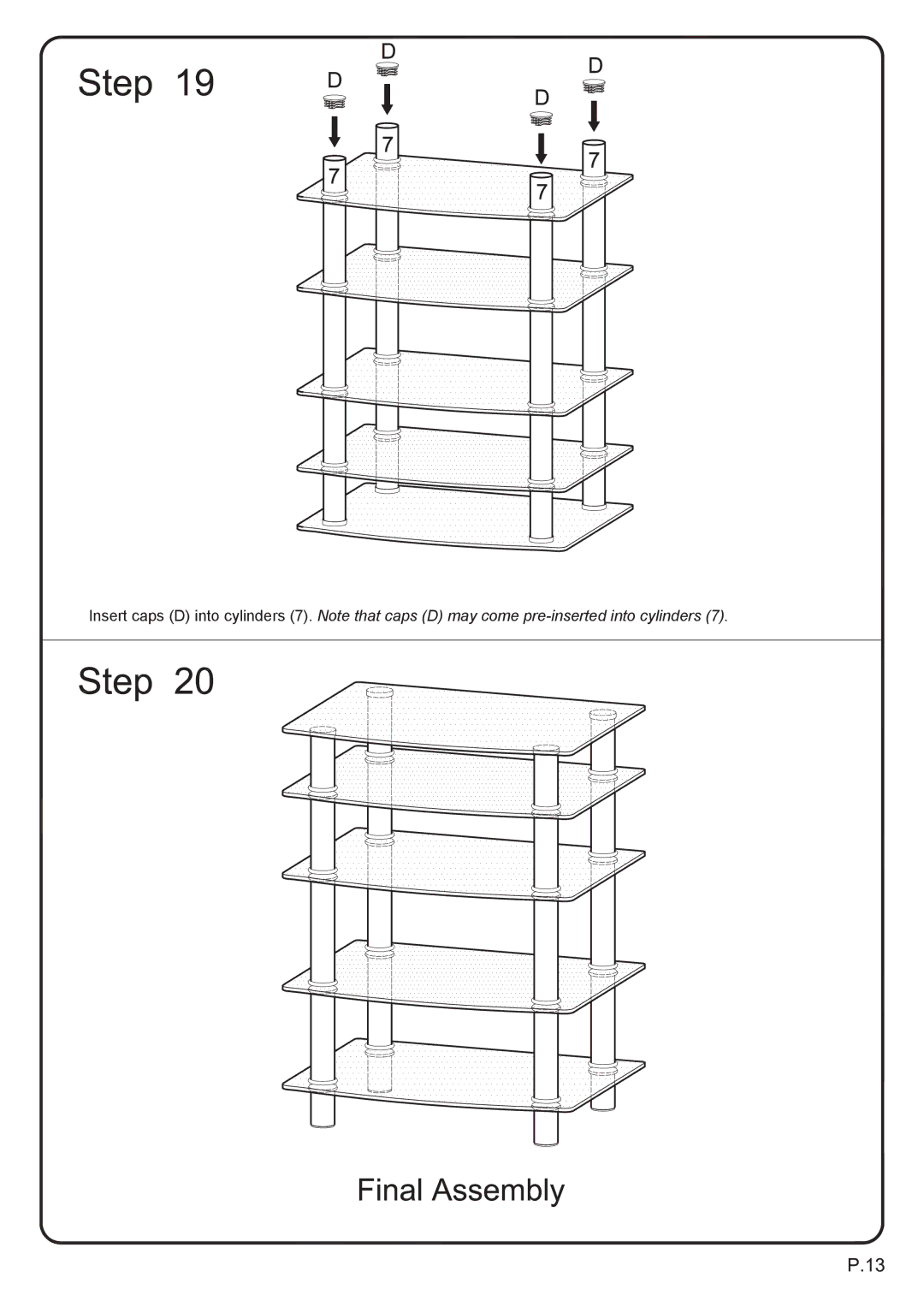 Walker V35CMPB manual 