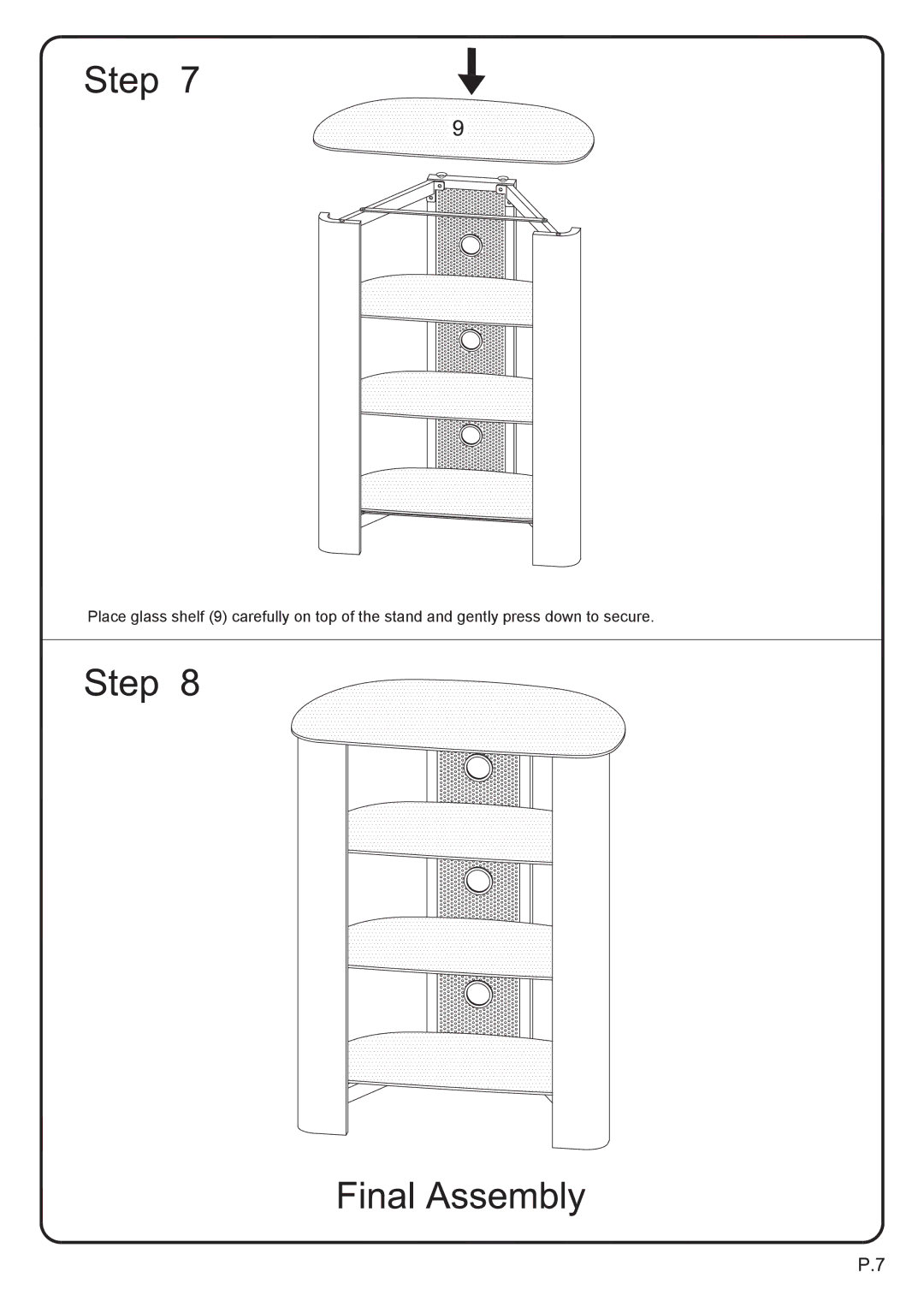 Walker V35MWF manual 