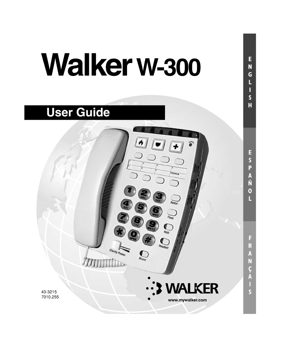 Walker manual WalkerW-300 