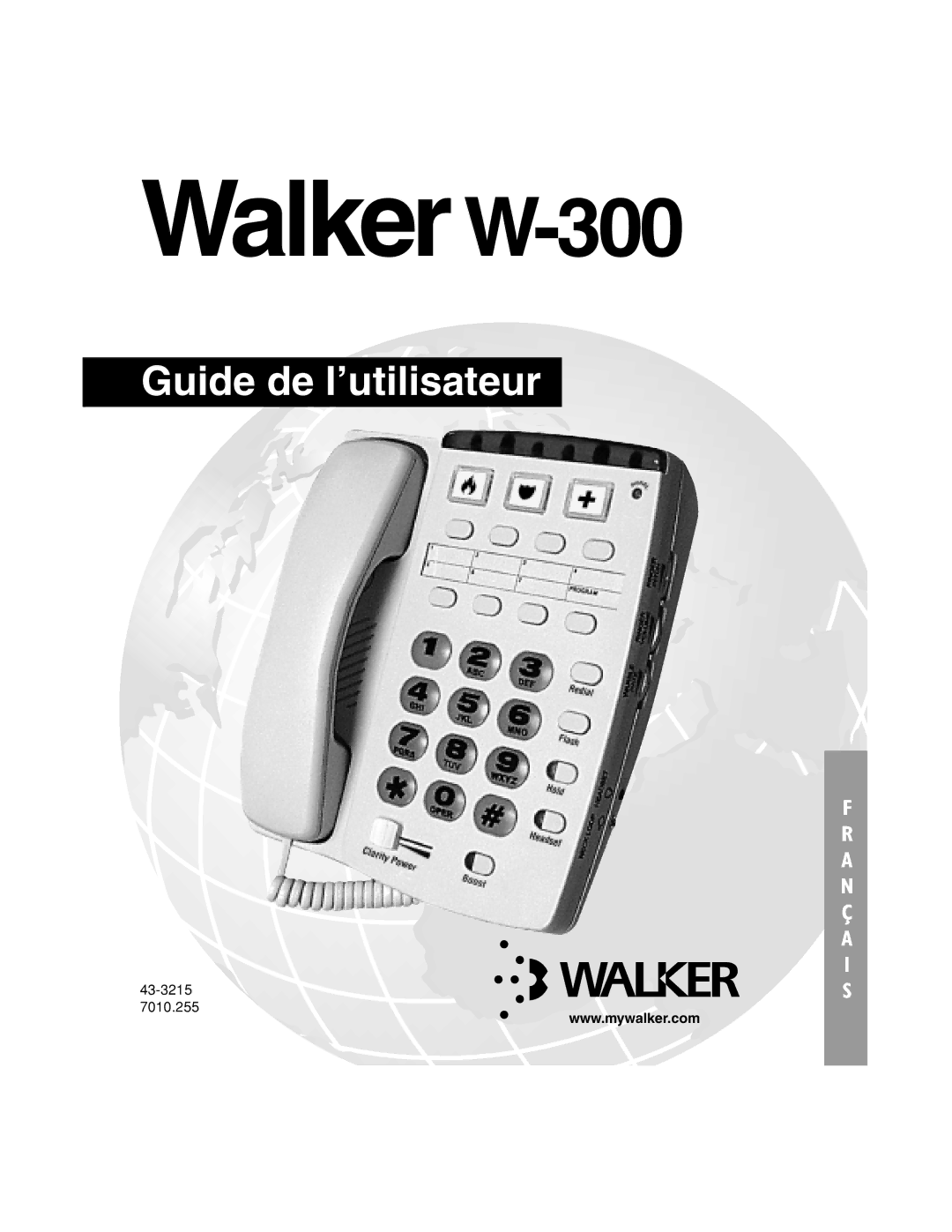 Walker manual Walker W-300 