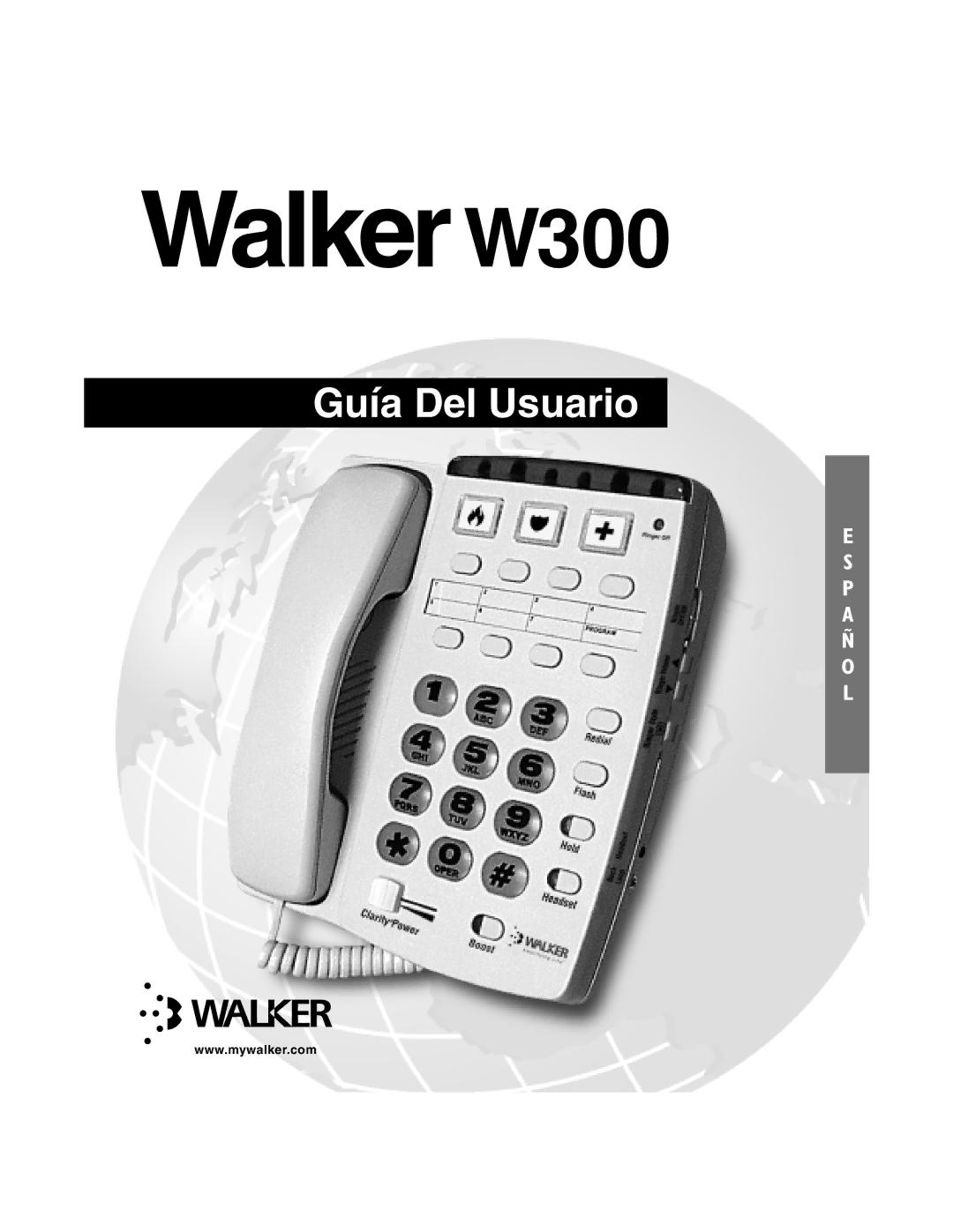 Walker W300 manual Guía Del Usuario 