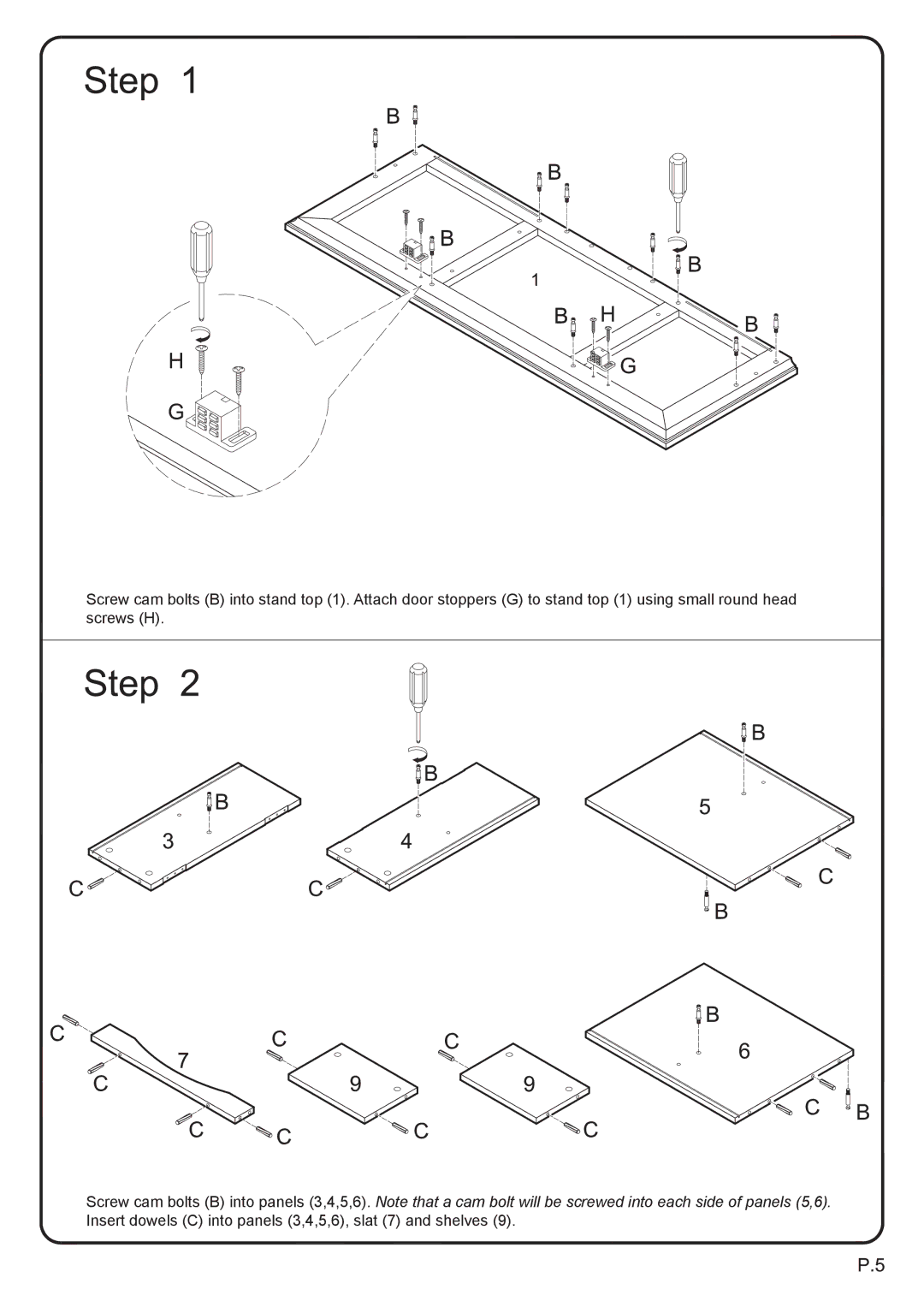 Walker W42C77BL manual 