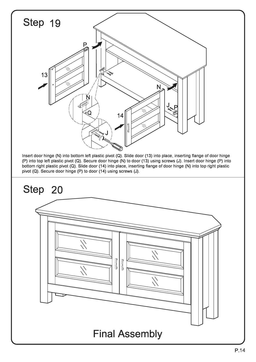 Walker W44CCRBL manual 