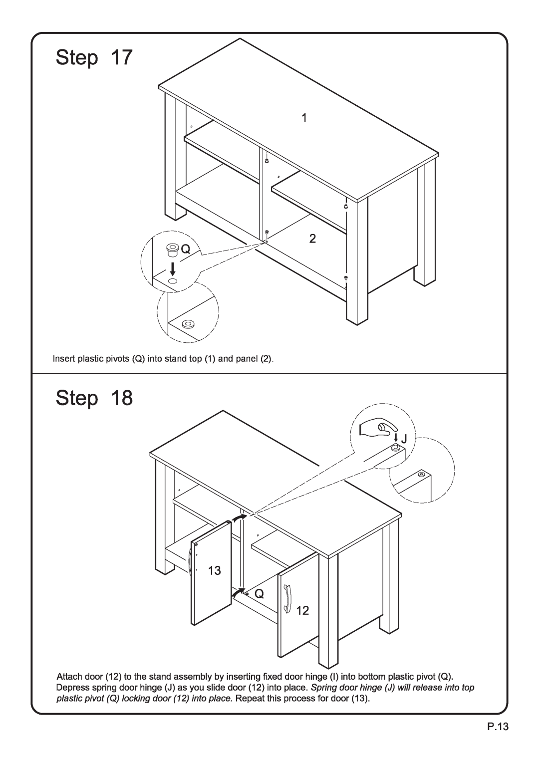 Walker W44COSBL manual 